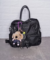 【直営限定ITEM】ドレスアップファーDOGGY BAGチャーム (MOCA)　CQ-47514H