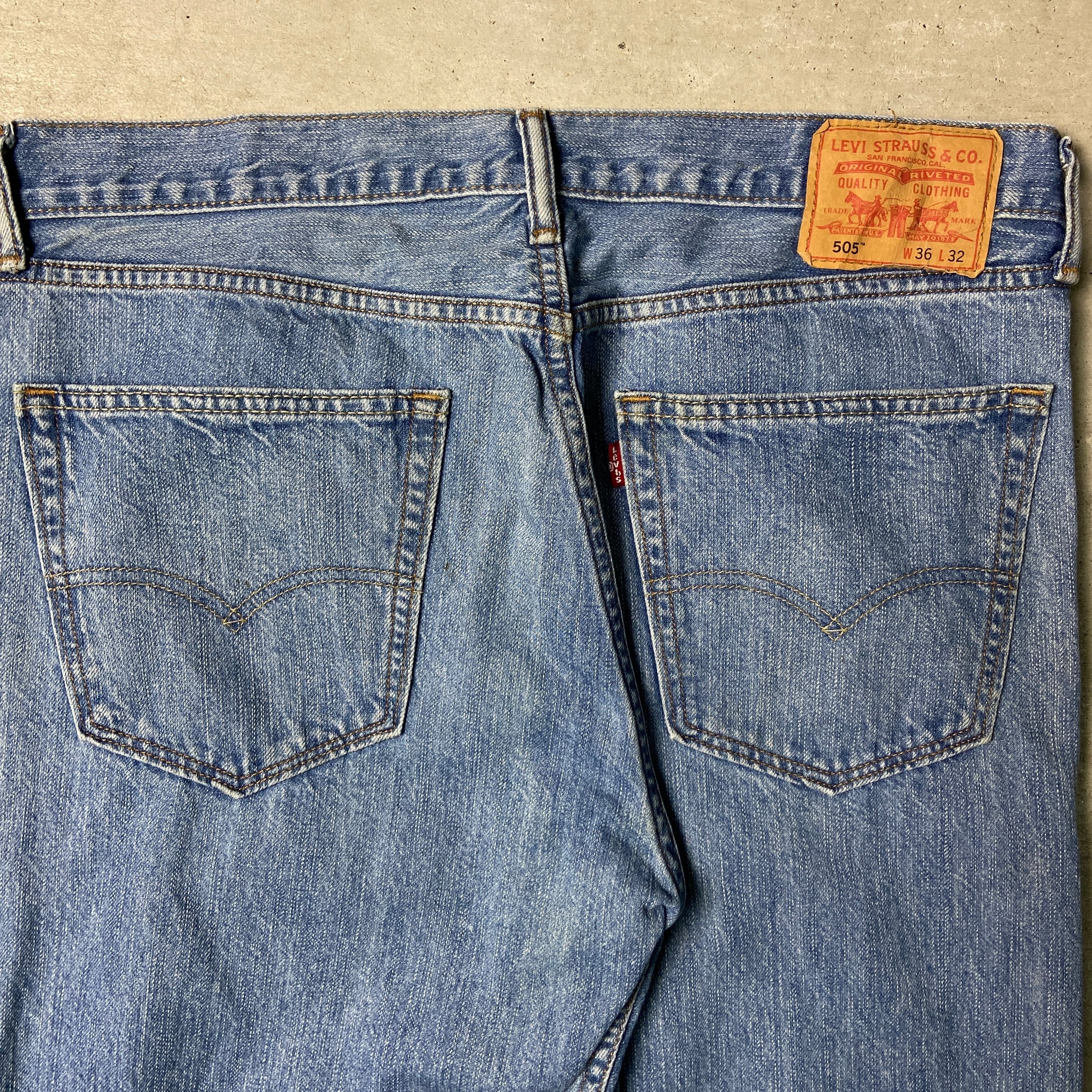 Levi's リーバイス 505 ストレート デニムパンツ メンズW36 古着