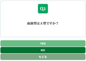 Yes/No Chart GREEN スタイル