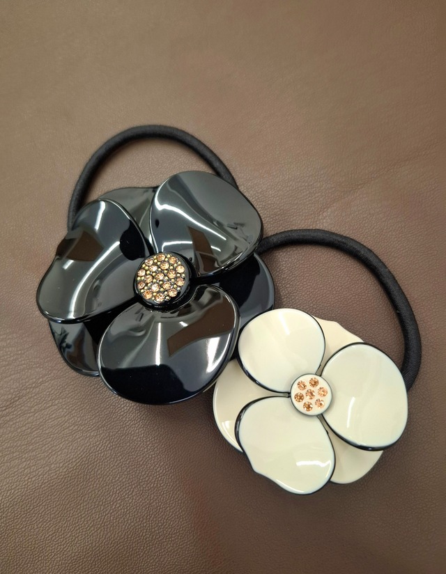 【SAMPLE SALE 】カメリアポニーヘアゴム２個セット