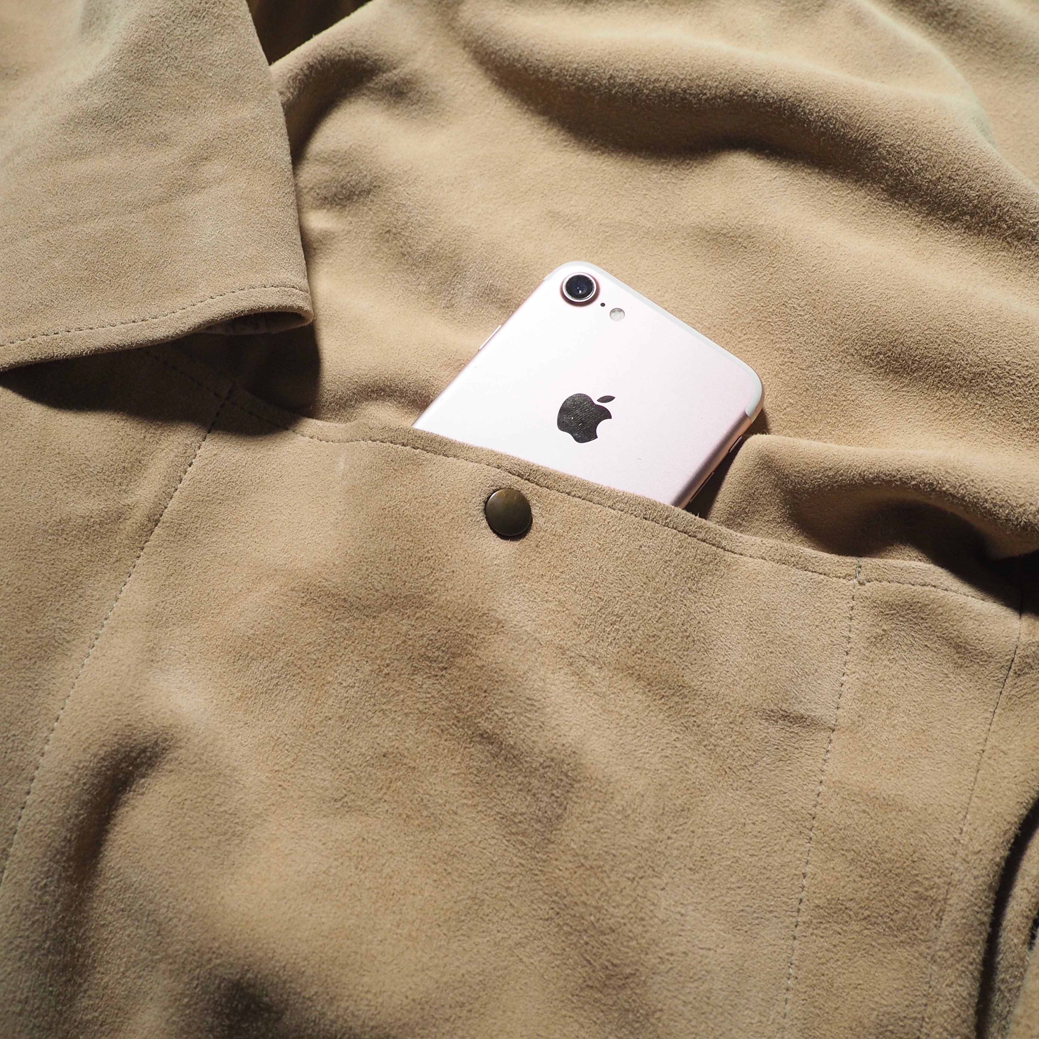 ” Unknown ” suede leather custom vintage loose pull over Tee