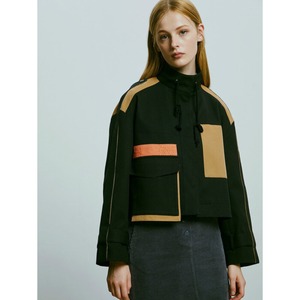 [CCclub] Color block crop jumper 正規品 韓国ブランド 韓国代行 韓国通販 韓国ファッション アウター