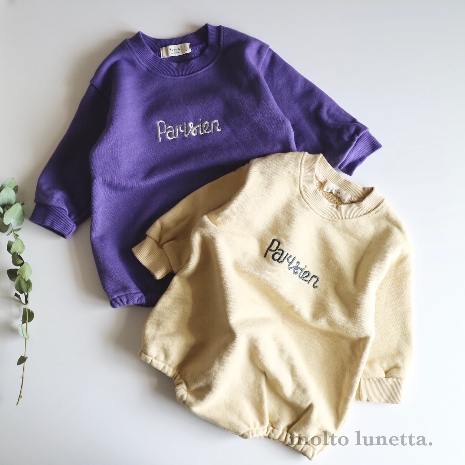 50 Off トレーナー 刺繍ロンパース 長袖 2色 ベビーロンパース 韓国子供服ロンパース 出産祝い 子供服ベビー 赤ちゃん Ro0012 こども服 Molto Lunetta モルトルネッタ 韓国子供服 通販専門店