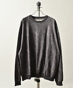 ATELANE Loose silhouette whole pattern punch crew neck (python) 20Ａ-24130