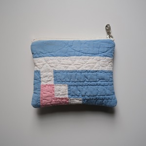 1970s American quilt pouch [020]