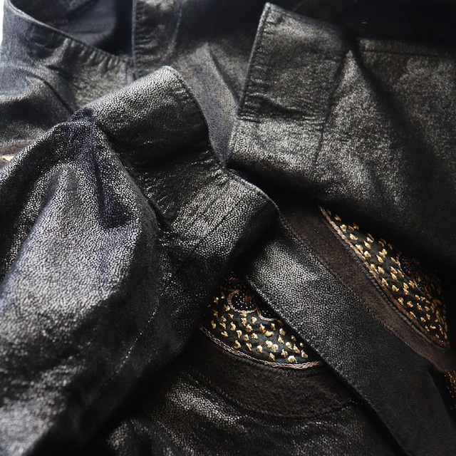 vintage black leather jacket / ブラックレザージャケット