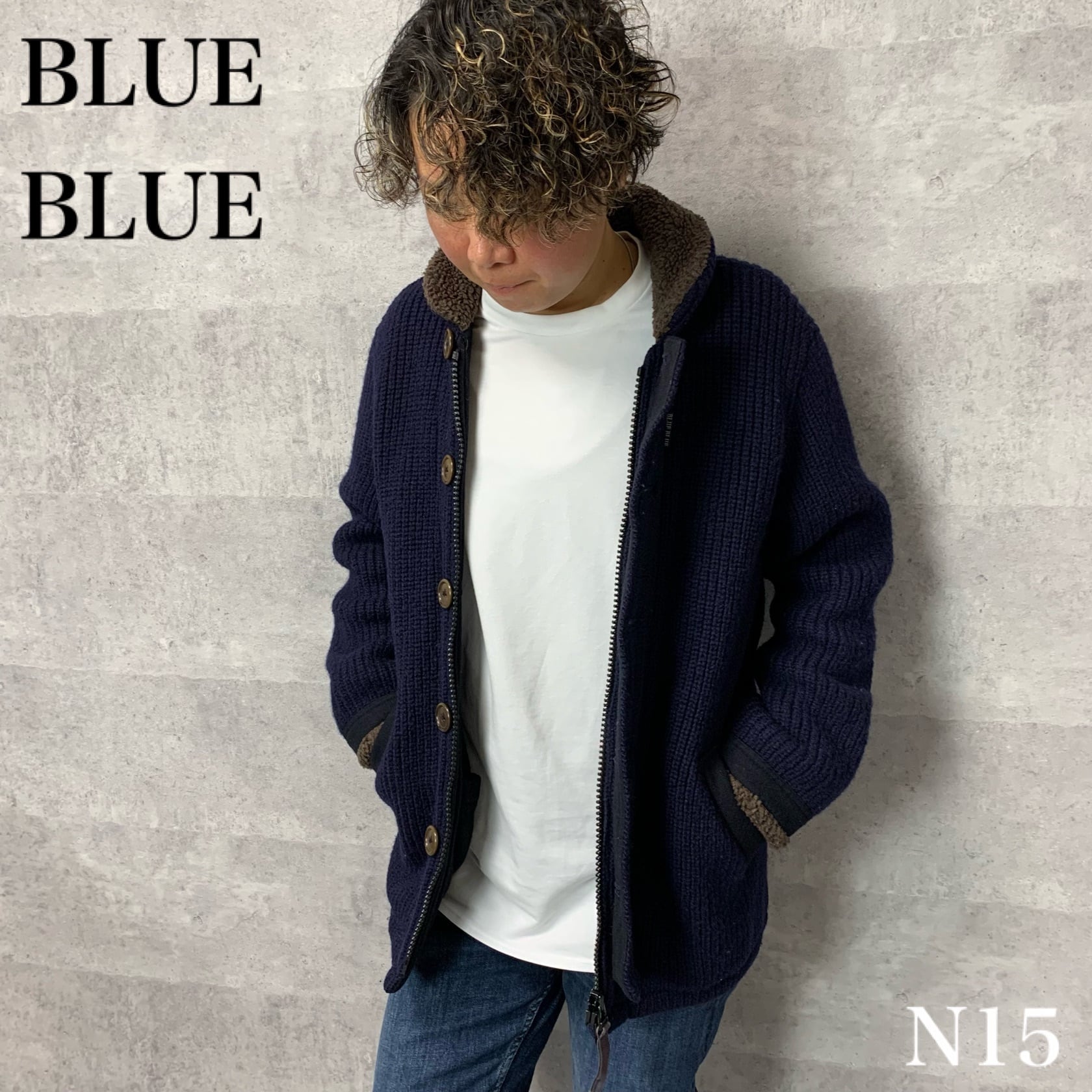 BlueBlue  ニットジャケット