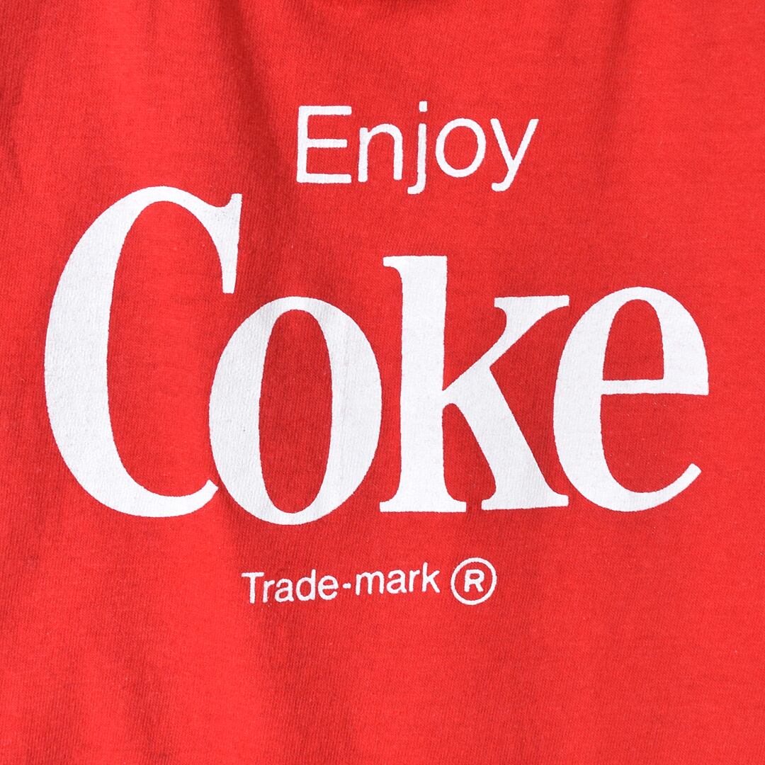 70s 80s コカコーラ USA製 ヴィンテージTシャツ 企業 旧ロゴ 赤 70s 80s コカコーラ USA製 ヴィンテージTシャツ 企業 旧ロゴ 赤