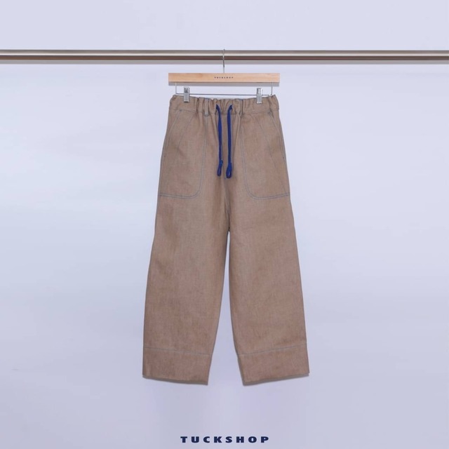 FLEXIBLE DENIM PANTS（BEIGE）