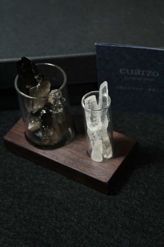 【913】宮崎クリスタル＆スモーキー 試験管セット