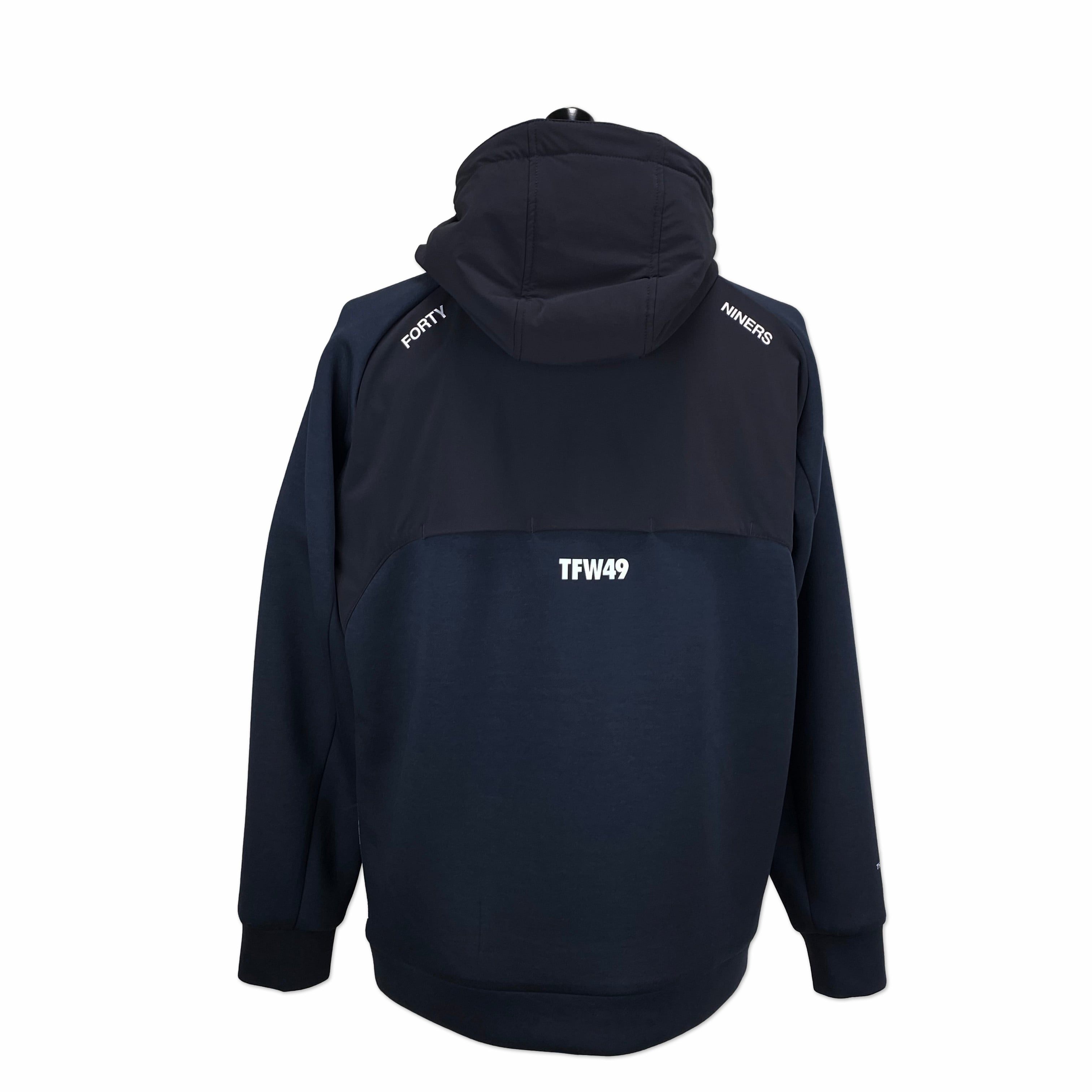 TFW49】《MEN'S》CARDBOARD MATERIAL FULL ZIP HOODIE (NAVY) | Sandy GOLF