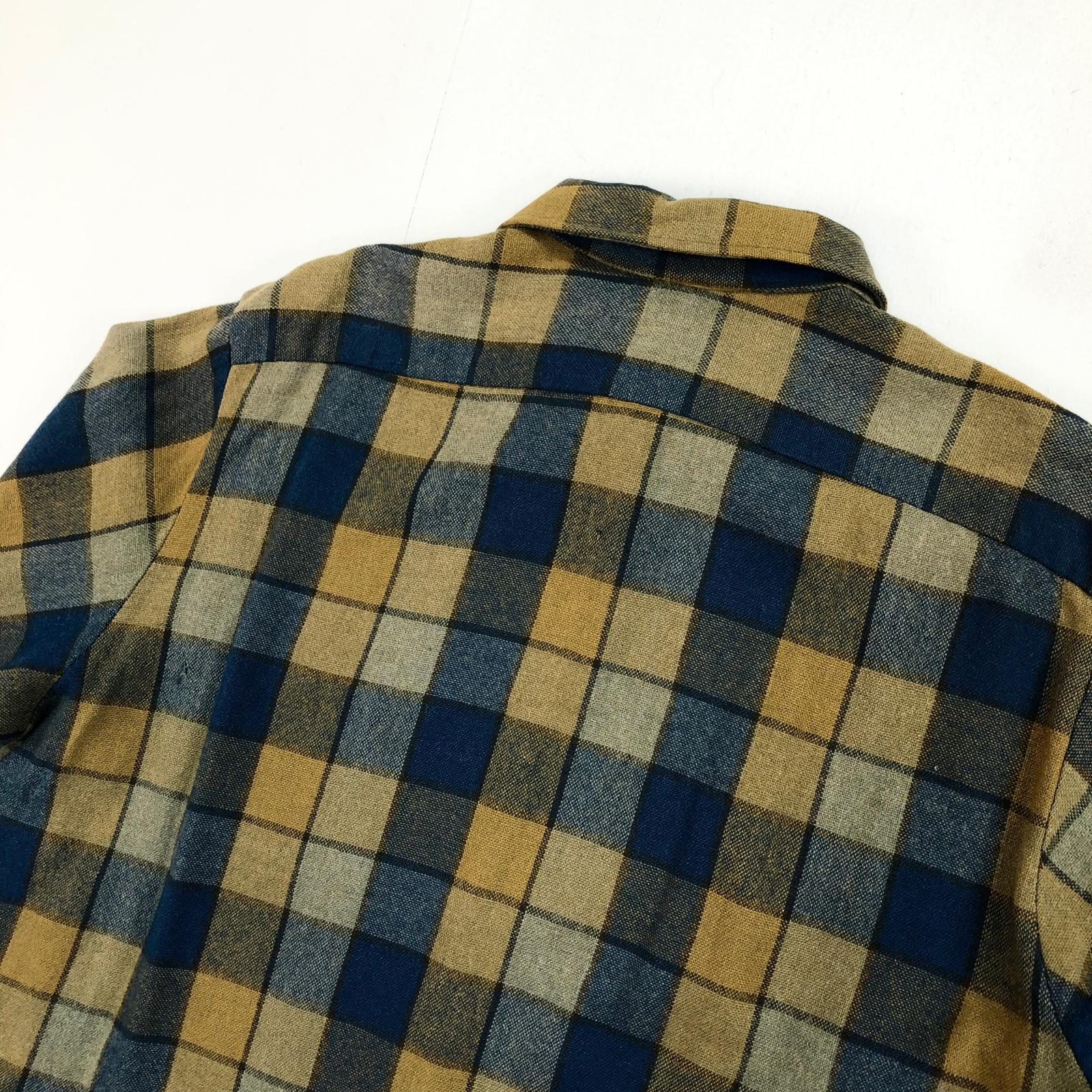 McGREGOR マクレガー 60- 70年代 チェック ウールシャツ XL 表記 タグ