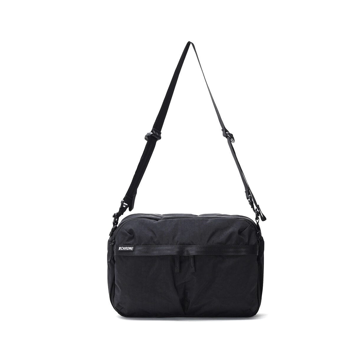 PAC SHOULDER 12L - BLACK CRINKLE【CHROME】 | FIT TWO[フィットツー