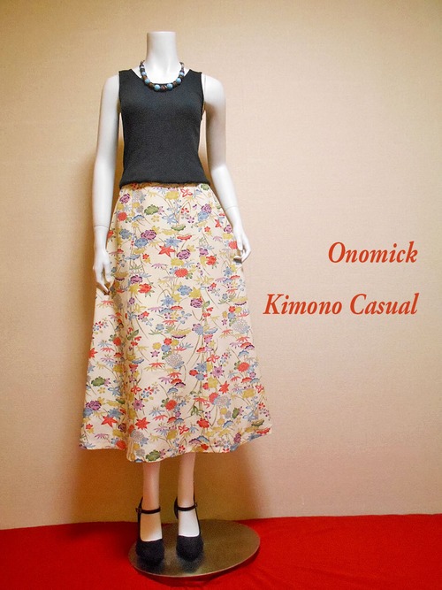 着物スカート Kimono Skirt WS-013/M