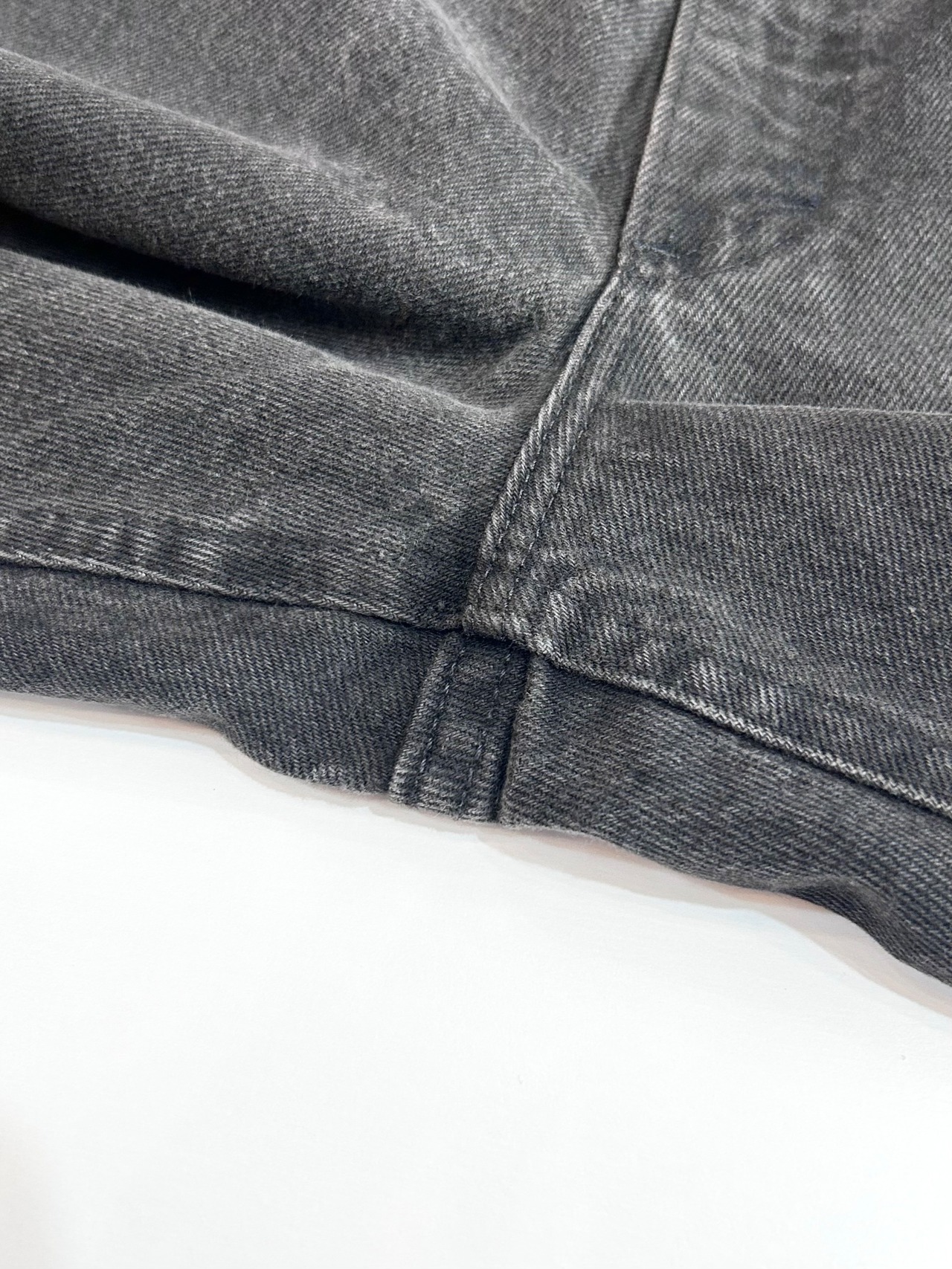 90s Lee 200 "BLACK" DENIM PANTS MADE IN USA Size W38L32→W38L31.5