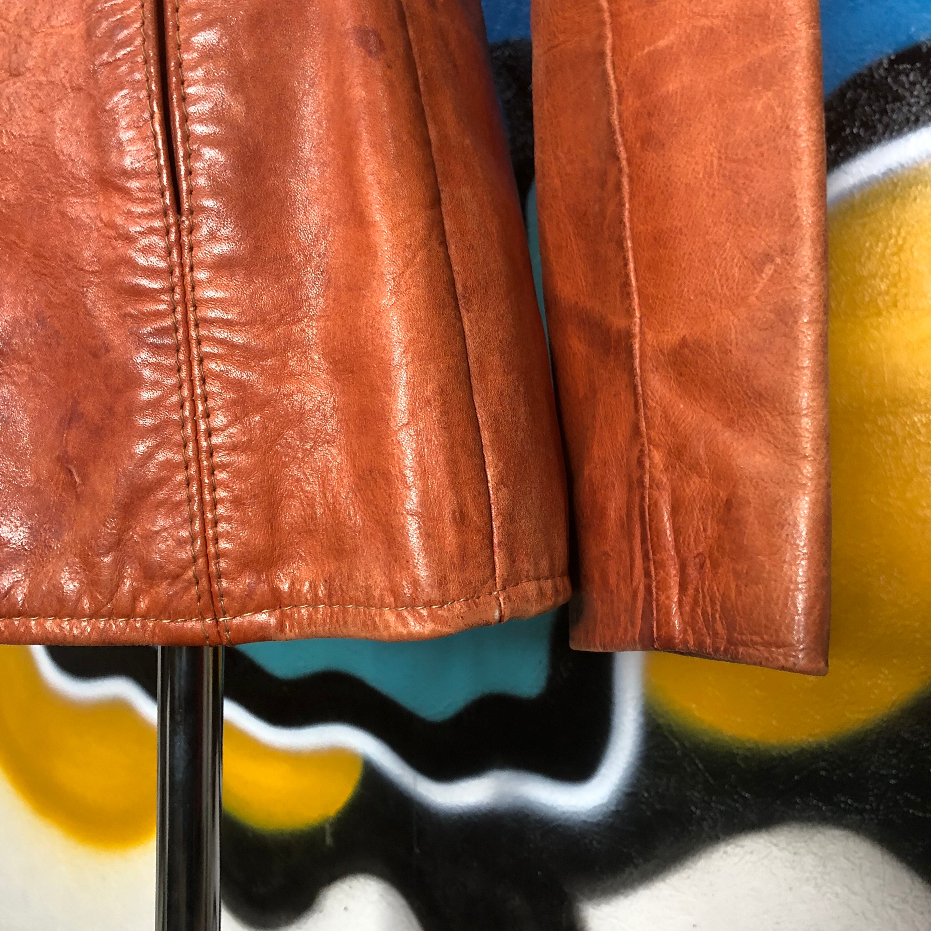 70's USA Vintage leather jacket Gandalf Richard Mark Buchanan