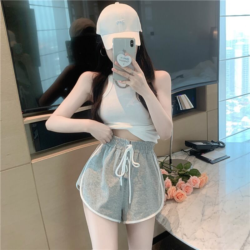 サマースタイルハイウェストウェストパンツ 夏物 ハンチェンe59476939311