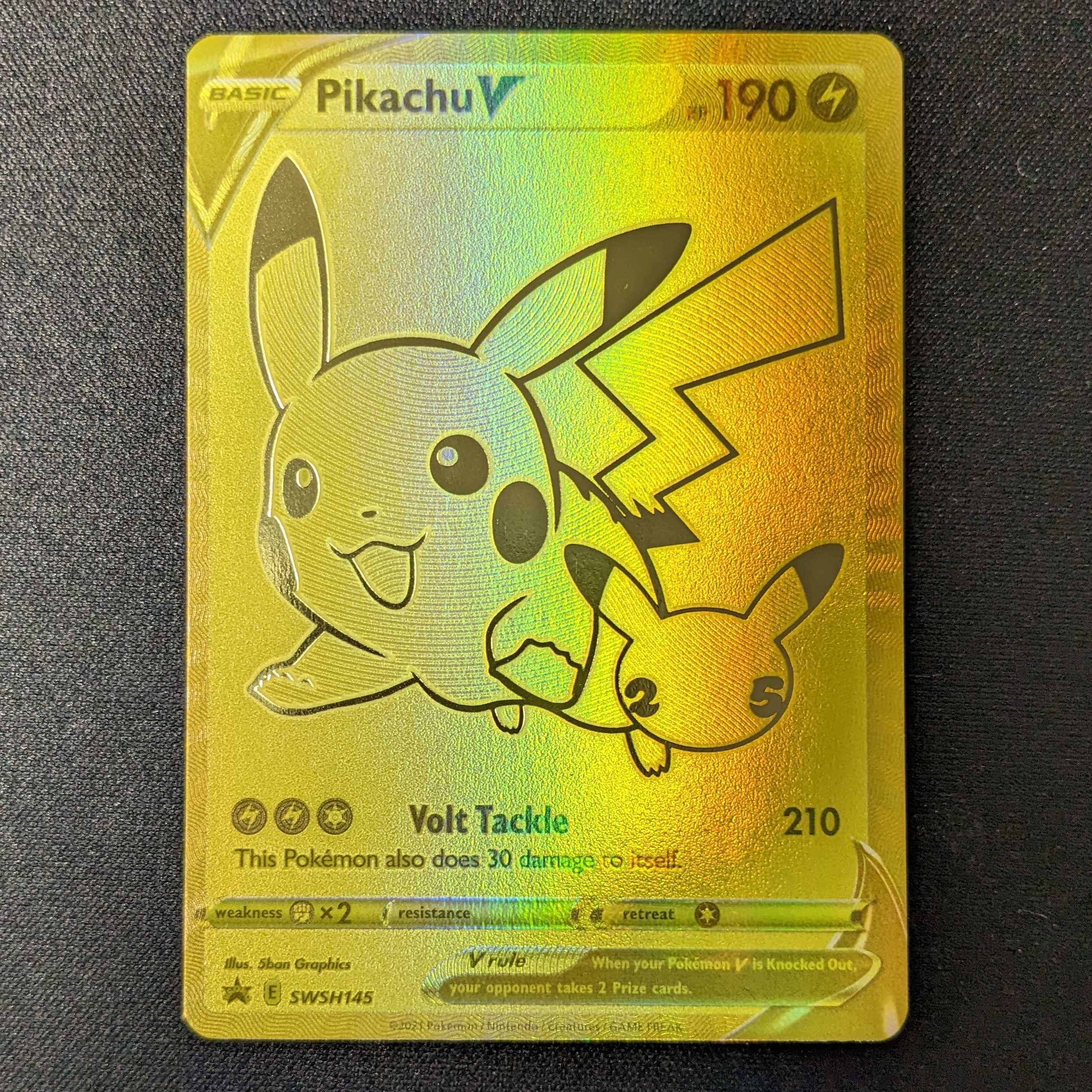 鑑定品PSA10 】ポケモンカード ピカチュウ V ゴールデンボックス