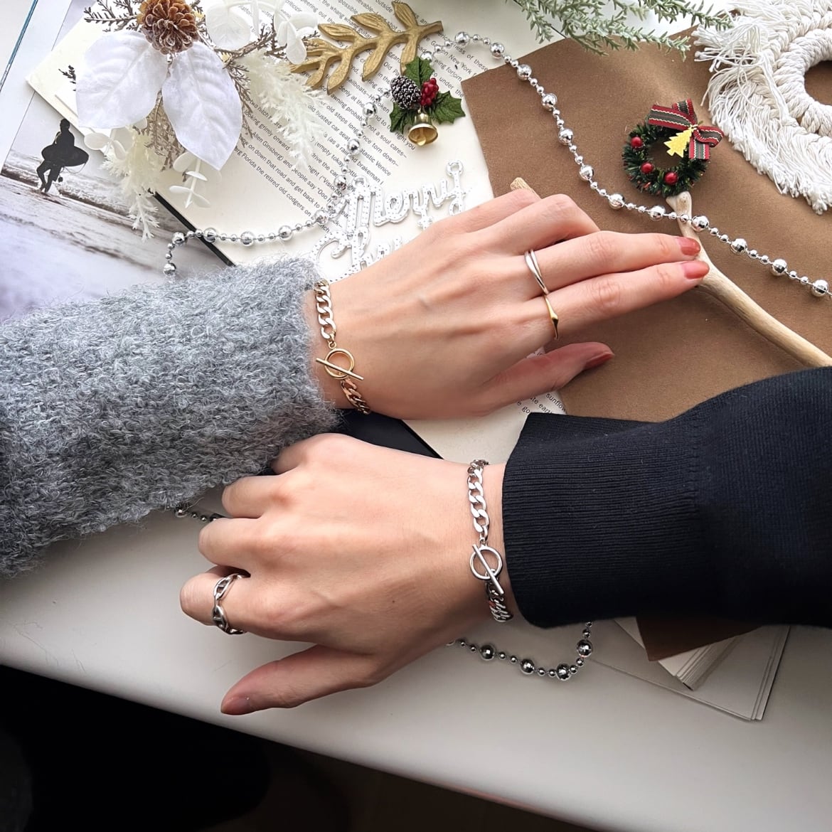 Sirius Chain Bracelet【SILVER】 | Akto