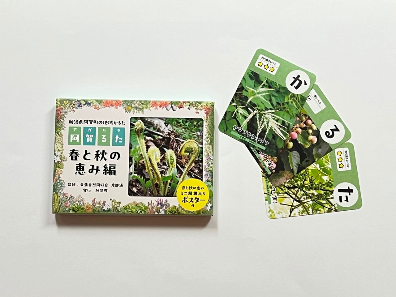 阿賀町の地域カルタ【阿賀るた「春と秋の恵み編」】 | アガマチ