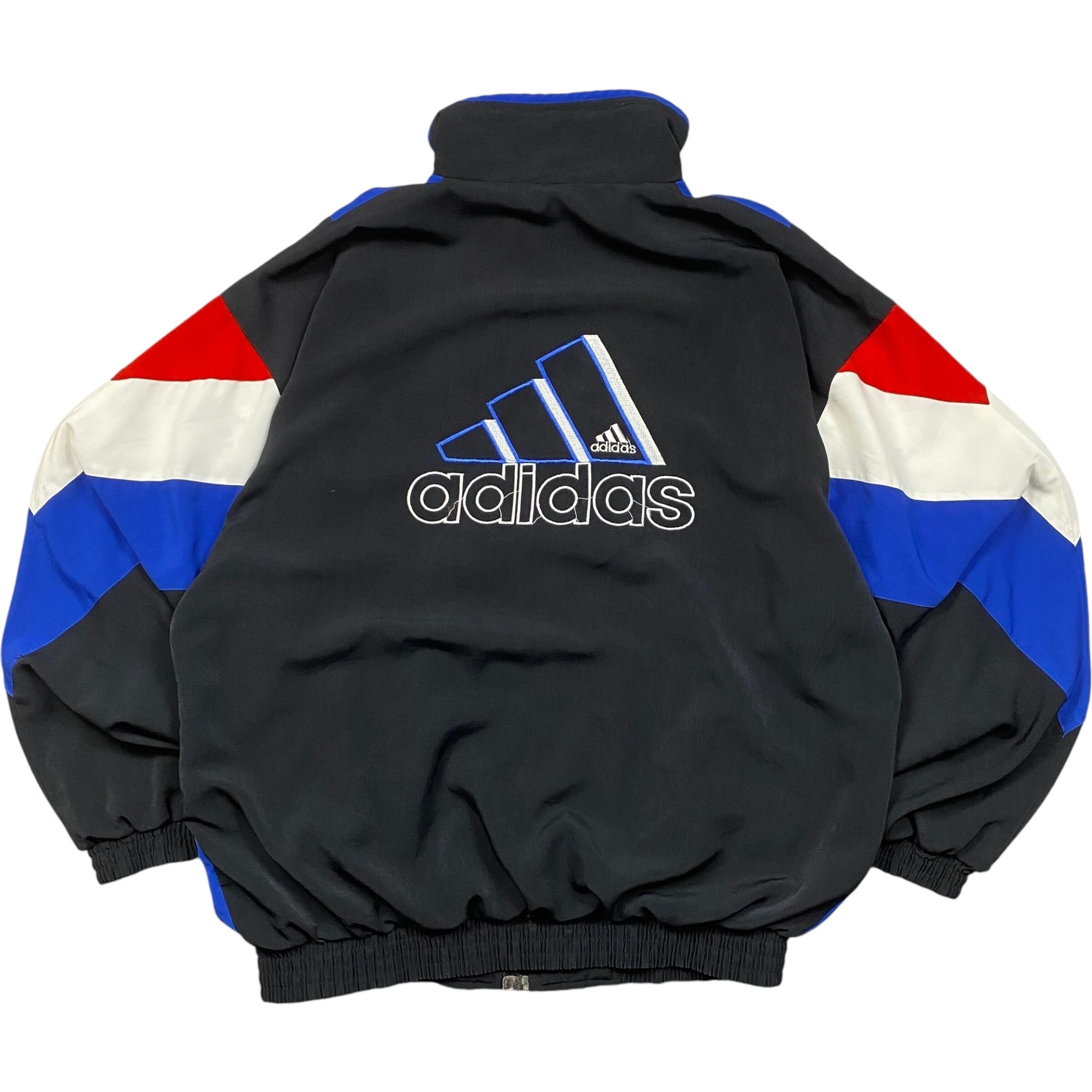 《XXL》adidas アディダス ナイロンジャケット マルチカラー 90年代 vintage no.4315
