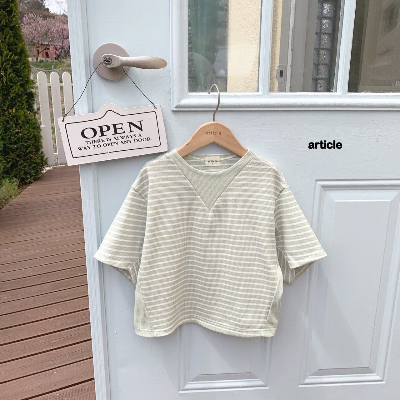 [article] Marine color block tee (JS/JM) / [아티클] 마린배색티 (JS/JM)