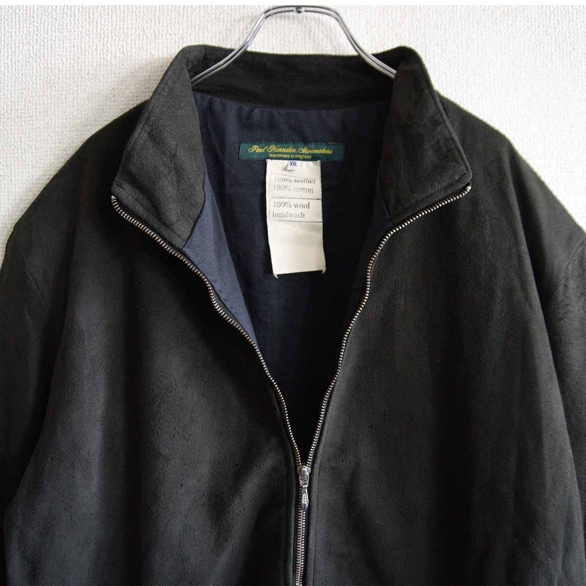 希少/XXLサイズ】 PAUL HARNDEN【JERKIN JACKET】 レザー ジャーキン
