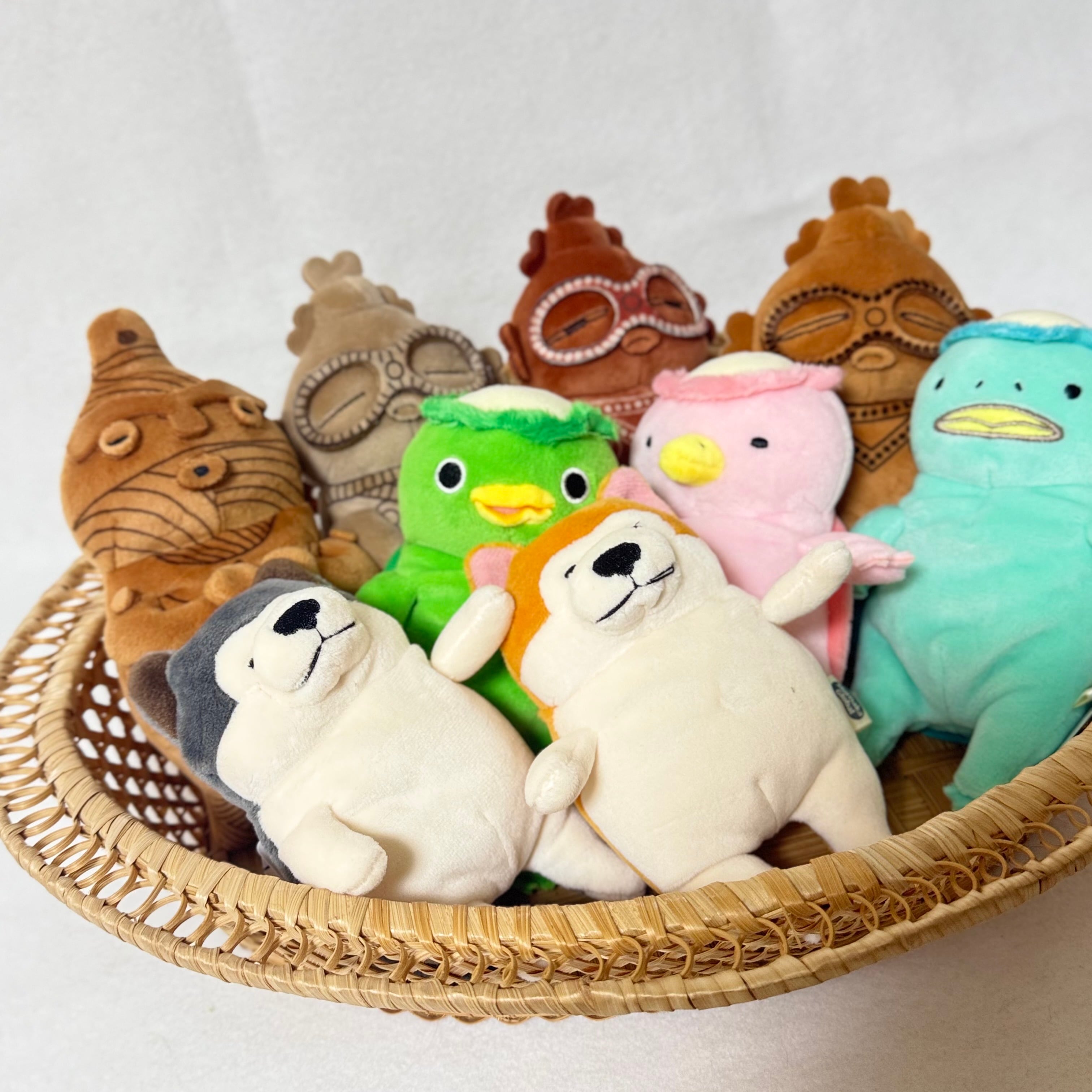 もちシリーズ 遮光器土偶 マスコット（黄土色） | AM☆BASE