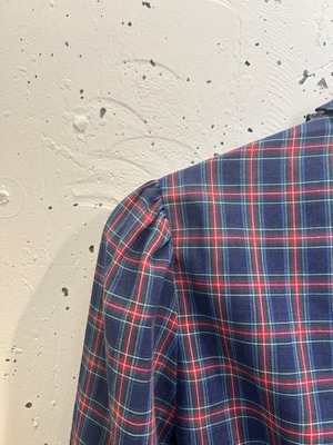 【ご購入のお客様専用】70's  Blue×red check shirt