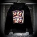 Paparazzi Photo Print Rubber Patch Hooded