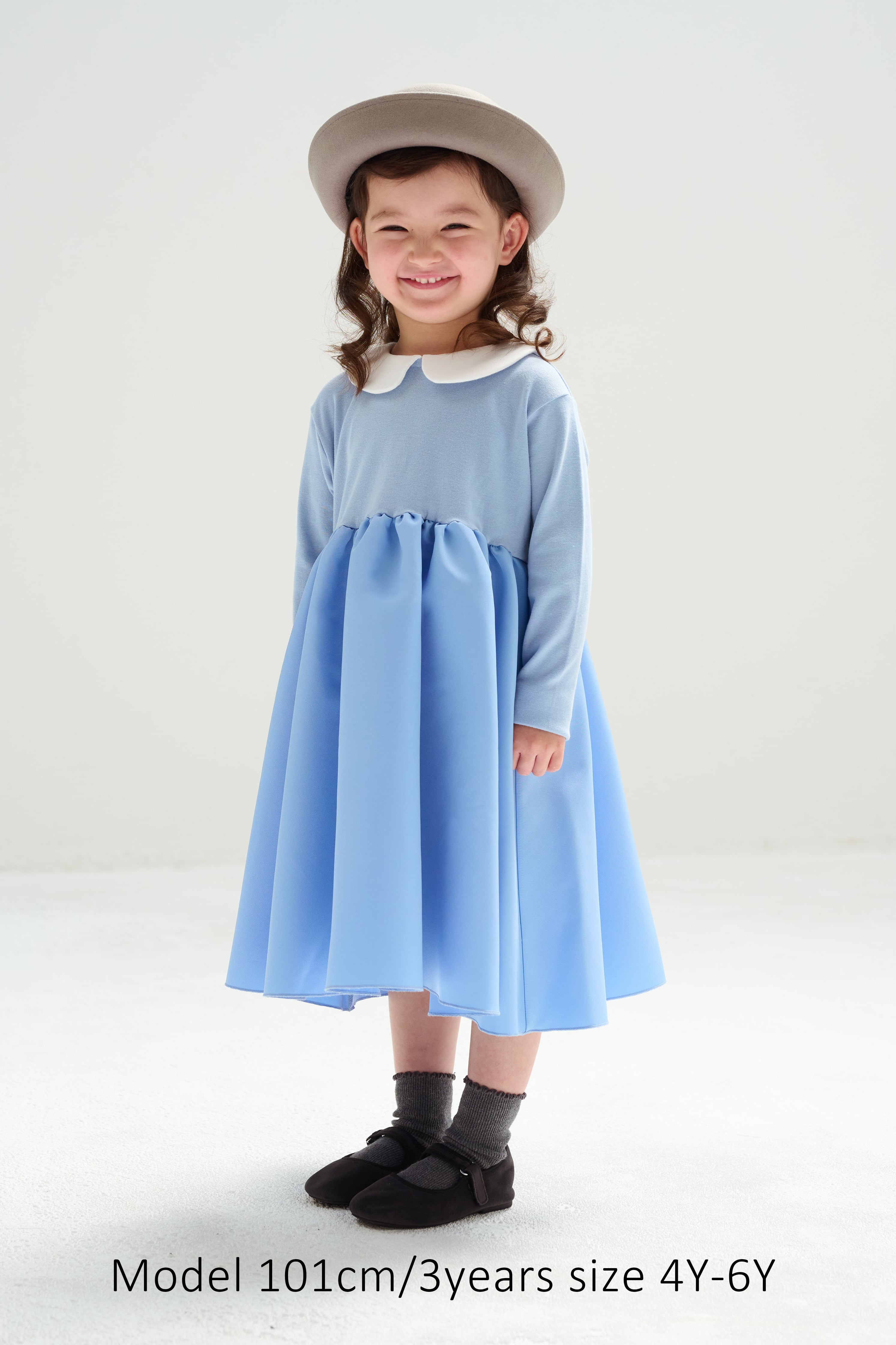 CEREMONY DRESS NAVY 6Y-8Y【残りわずか】 | AMICA・kids