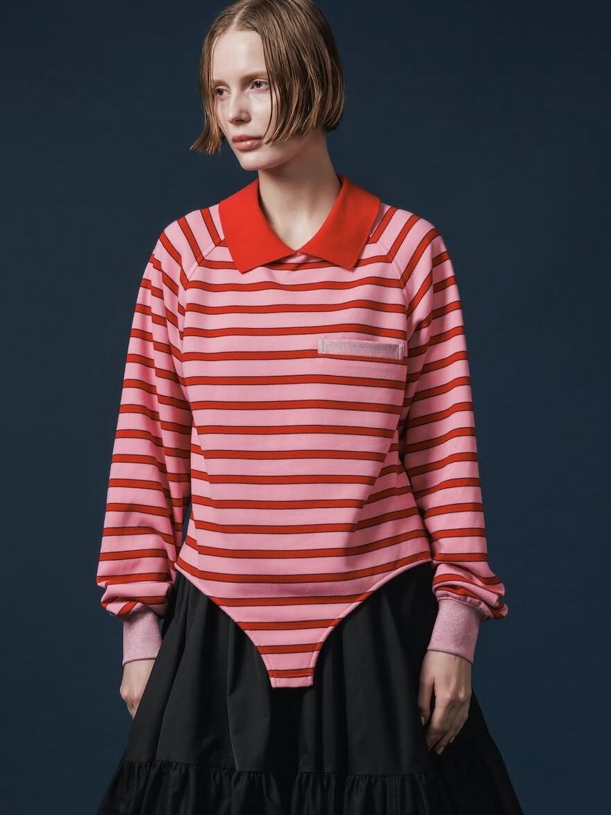 トップス mukcyen deformed hooded t-shirt 25SS】MUKCYEN ムッシャン / deformed hooded t-shirt / フード付きT