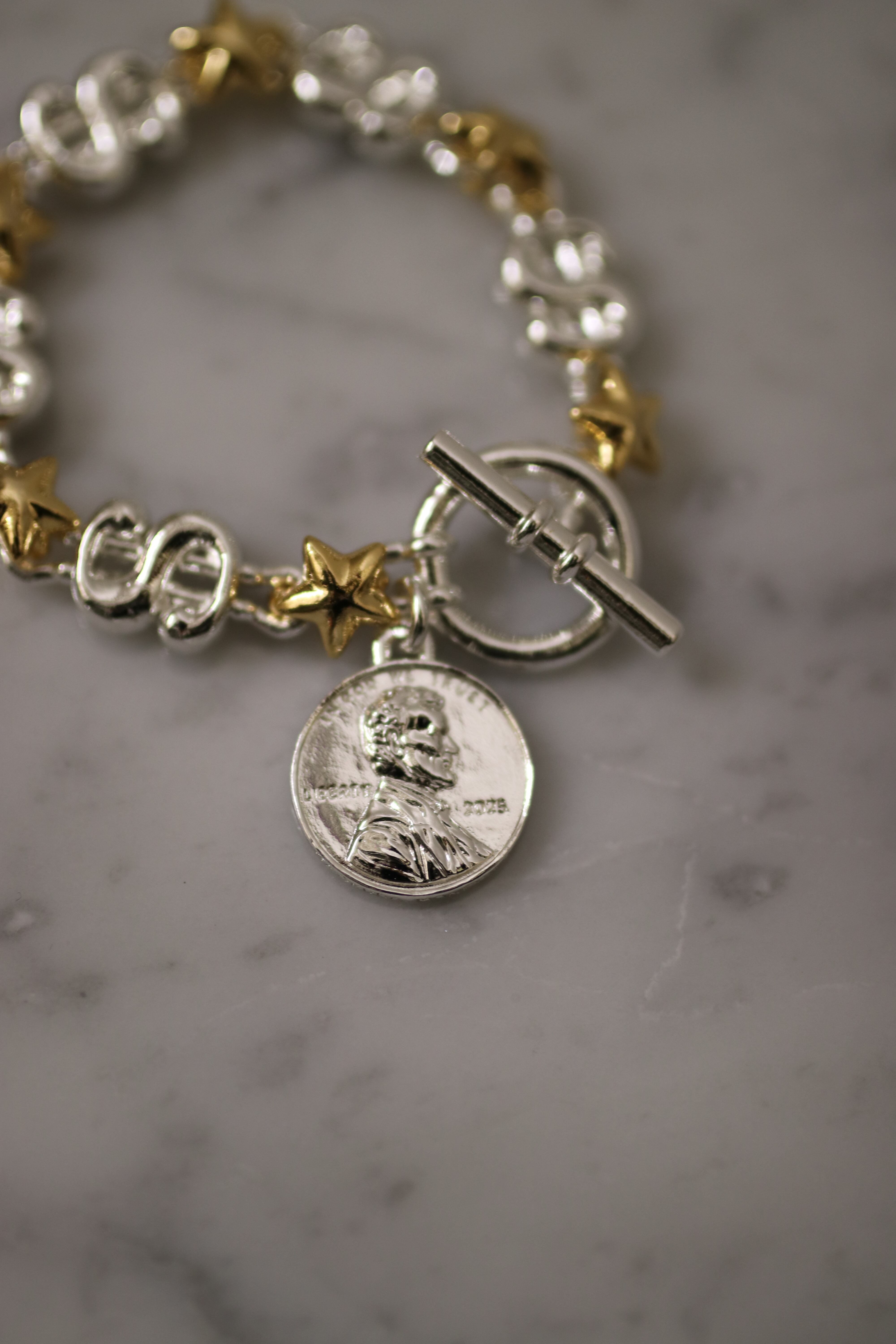 26SS】KOTA OKUDA BRACELET(DOLLAR-＄/ SILVER)(SILVER) KOMW-001