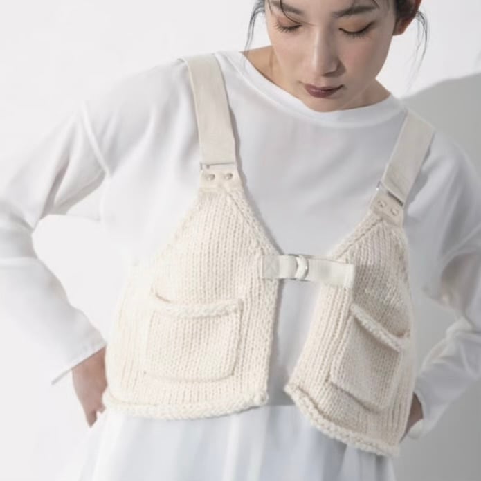 【 MARGAUX VINTAGE 】ニットビスチェ