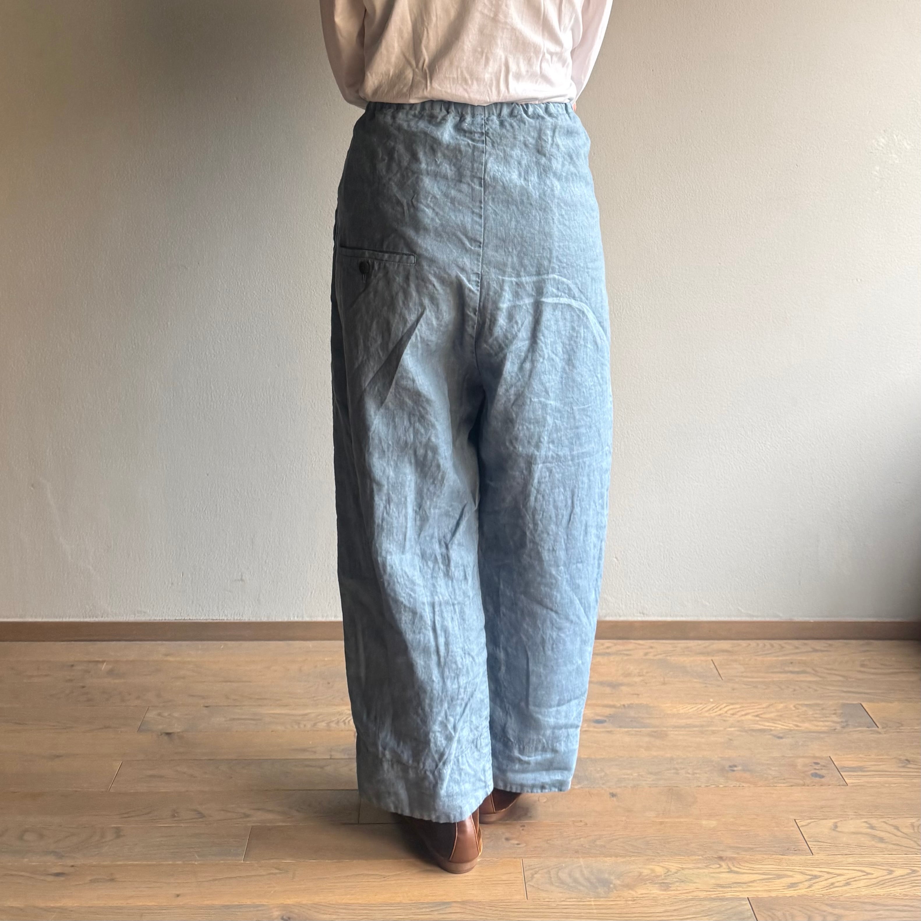 quitan／キタン POMPIER EASY PANTS/AI-SUMI /ポンピエイージーパンツ
