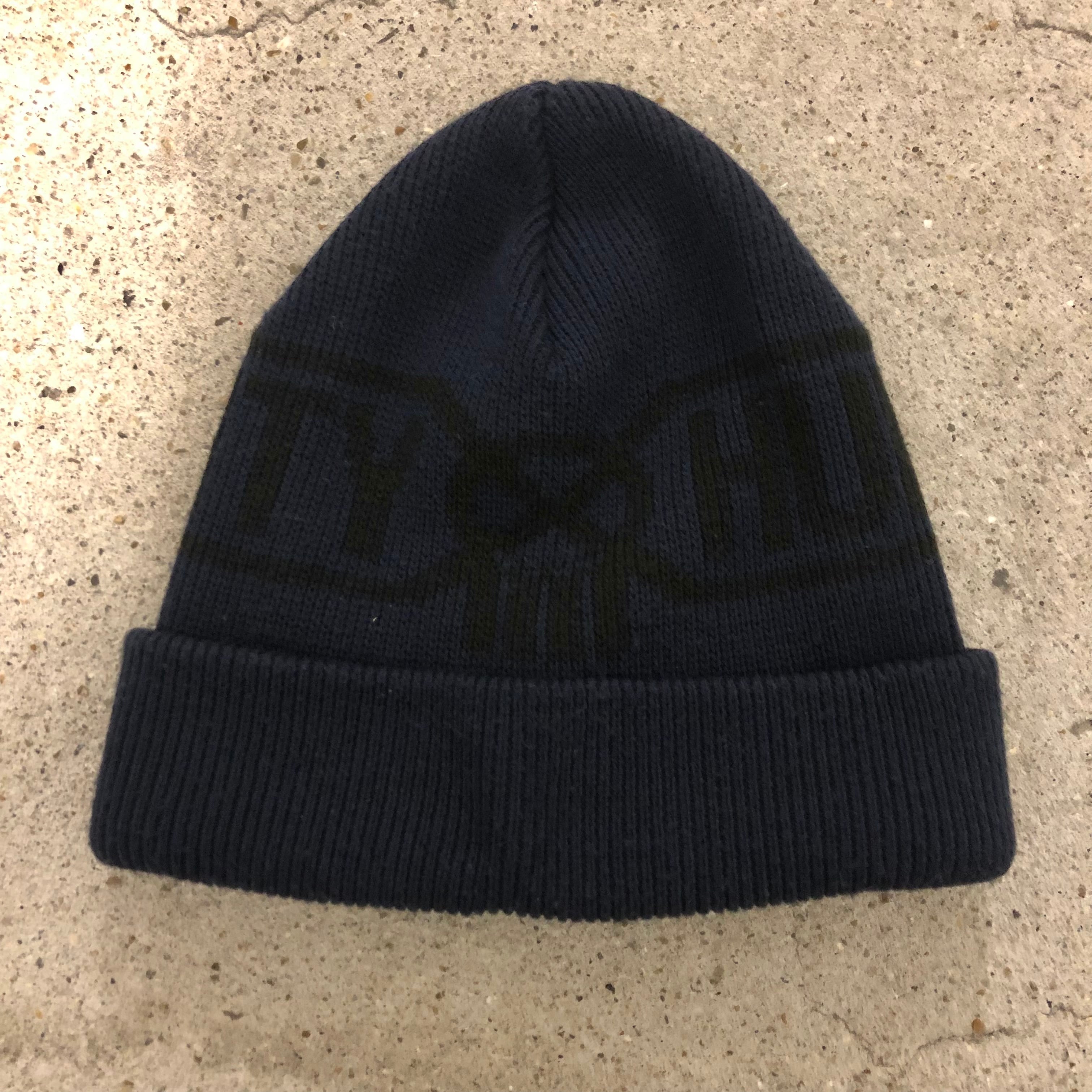 BOUNTY HUNTER/Logo Beanie/Free/ロゴプリントビーニー/ネイビー