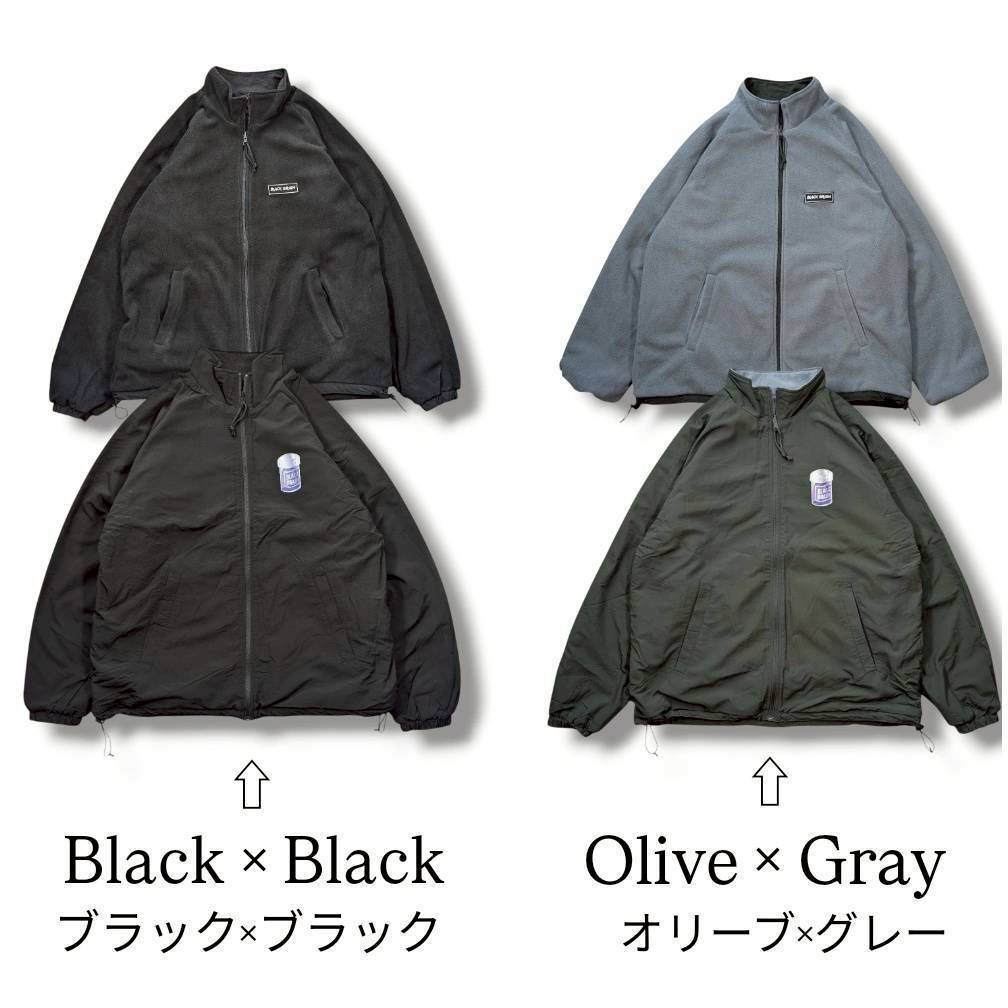 clane REVERSIBLE BOA JACKET ブラック 21aw Lean Reversible Boa Jacket | BLACK BRAIN