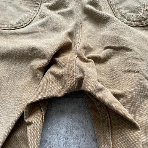 00s USA製 ブラウン ダブルニー Carhartt B01 36×34 詳細写真17