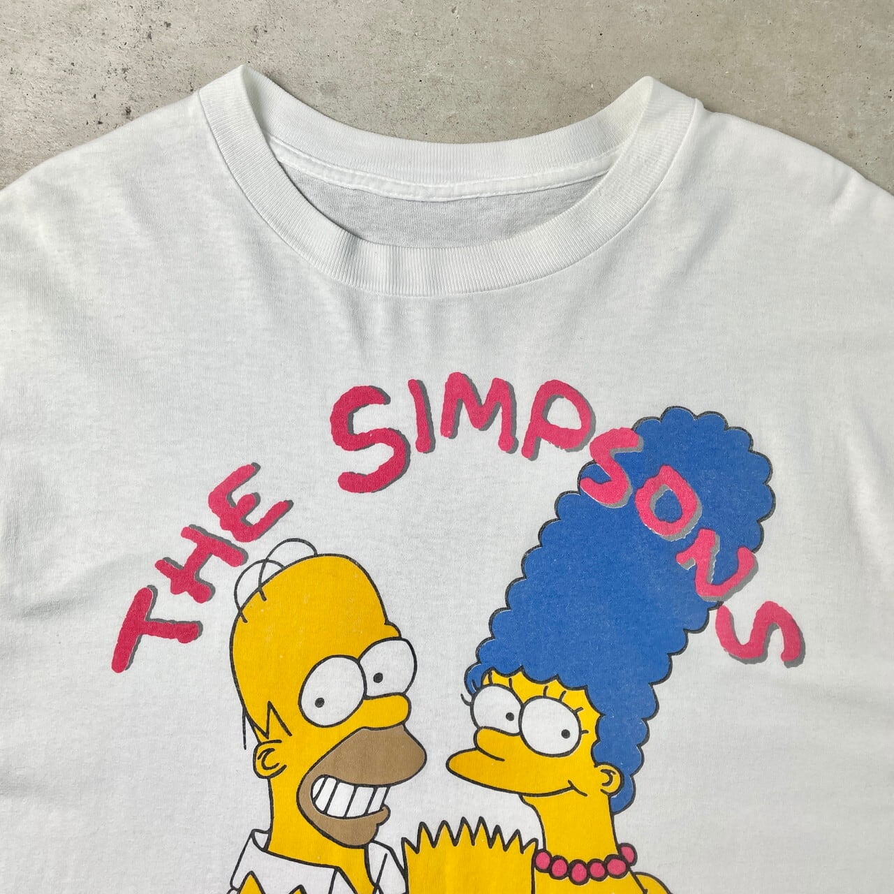 80年代 THE SIMPSONS シンプソンズ キャラクター プリント Tシャツ メンズXL相当 古着 80s ビンテージ ヴィンテージ  シングルステッチ ホワイト 白【Tシャツ】【FSS2308-30】 | cave 古着屋【公式】古着通販サイト