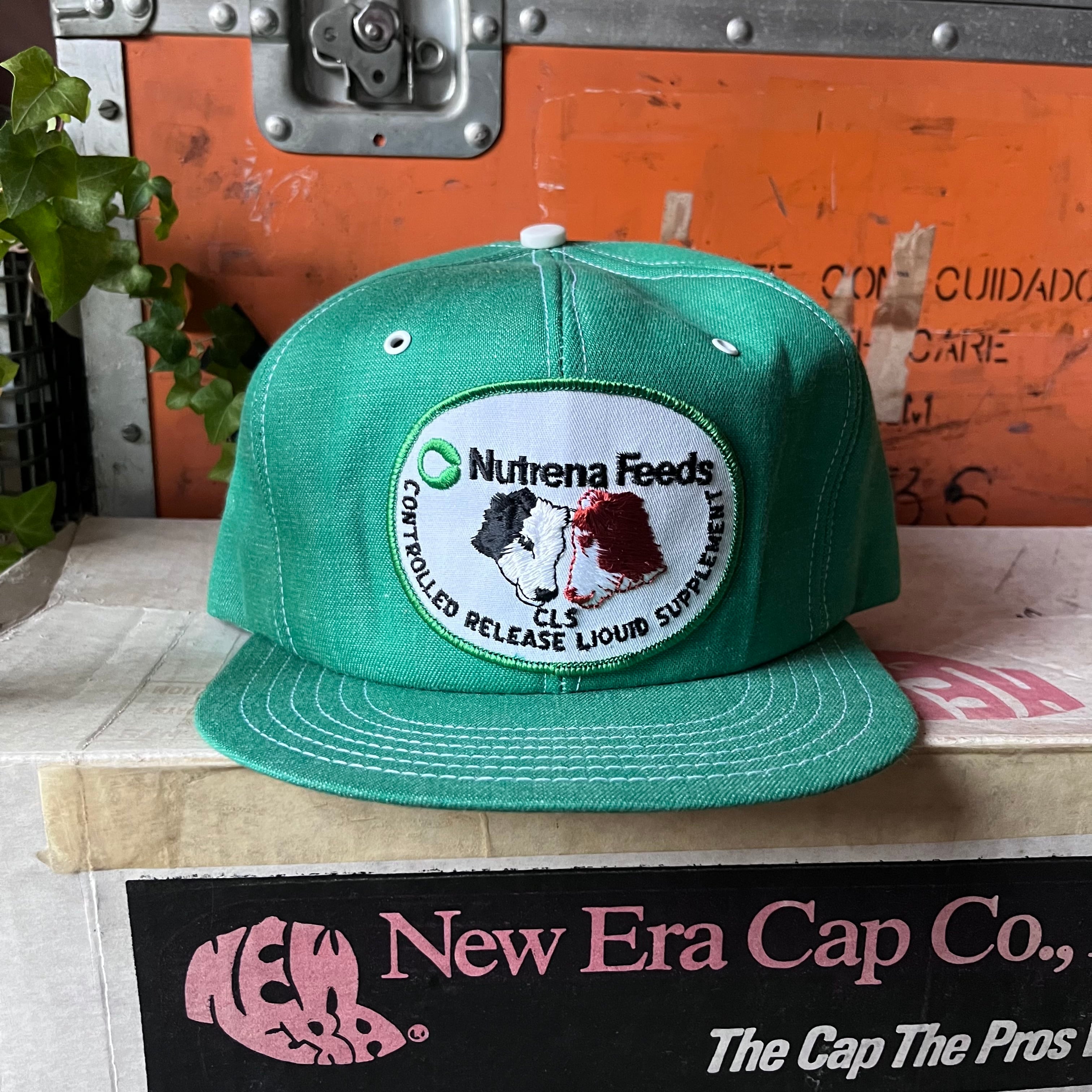 1970's DEADSTOCK PROMO-WEAR LTD. Trucker Hat/Made in CANADA/Nutrena Feeds