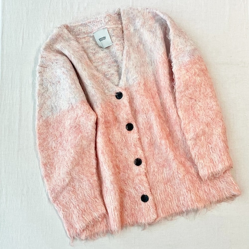 マーブルシャギーカーデ