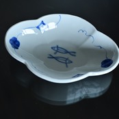 吉岡将弐　【蔵出し市】No.12 二魚文木瓜小鉢 / Syoji Yoshioka – Twin Fish Mokko Small Bowl［2104130011511］