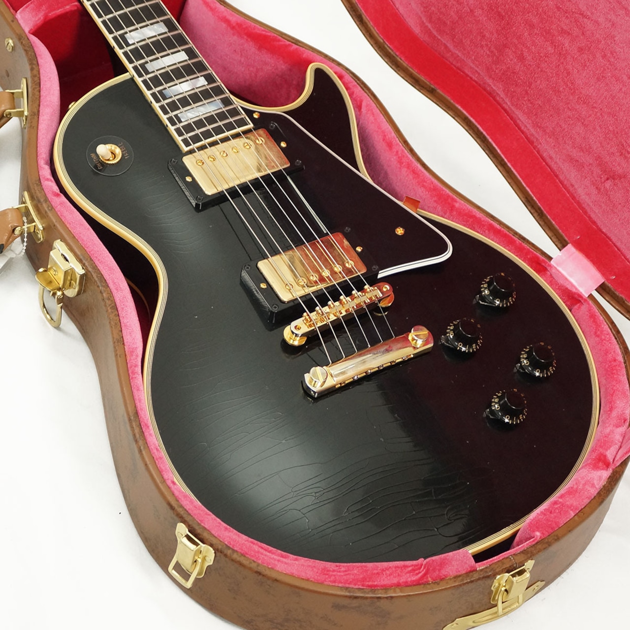 Gibson Custom Shop 1957 Les Paul Custom Reissue 2-Pickup Ultra Light Aged (Ebony)