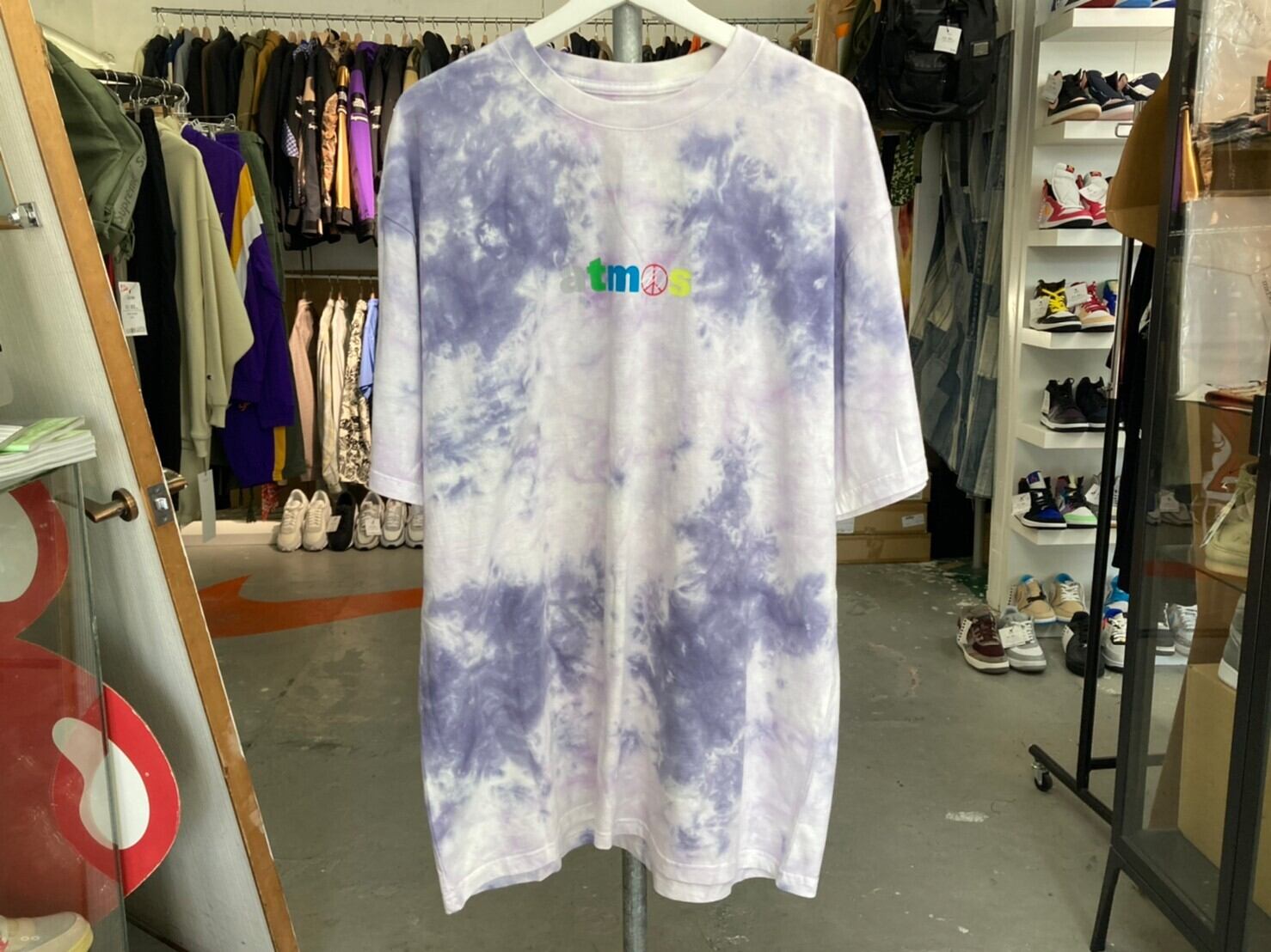 atmos × SEAN WOTHERSPOON LOGO TEE TIEDYE BLUE 2XL AT20-047 033299 ...