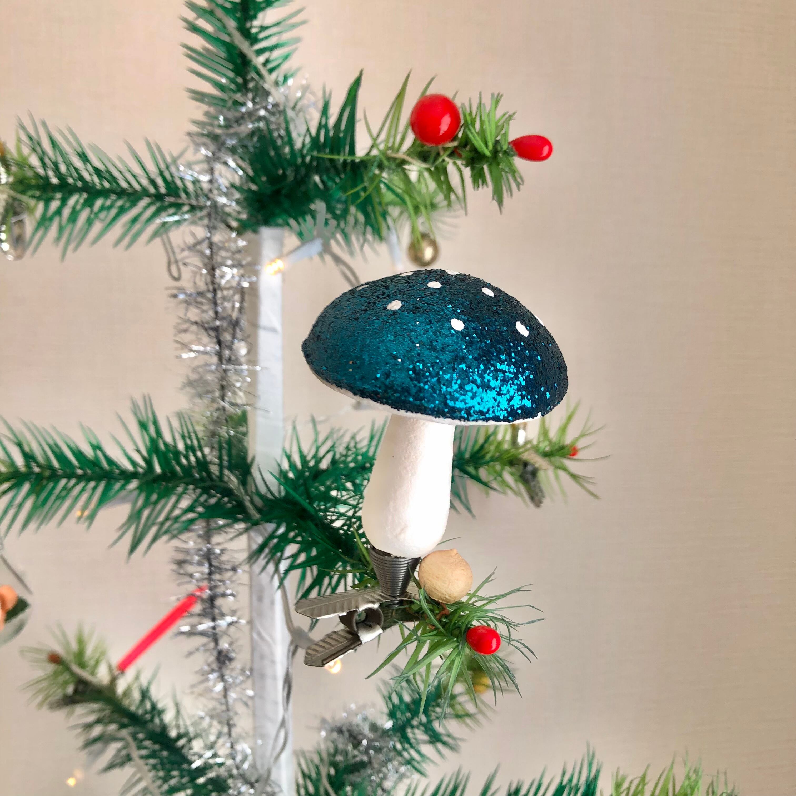 ASTIER de VILLATTE. ドイツ製 木と小人 ガラスオーナメント