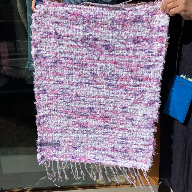 裂織りマット小　今治タオル　