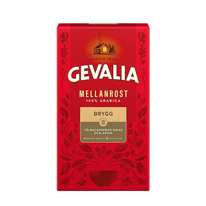 BRYGG MELLANROST(ブリッグ・メランロスト) 450g(コーヒー粉・中煎り)GEVALIA