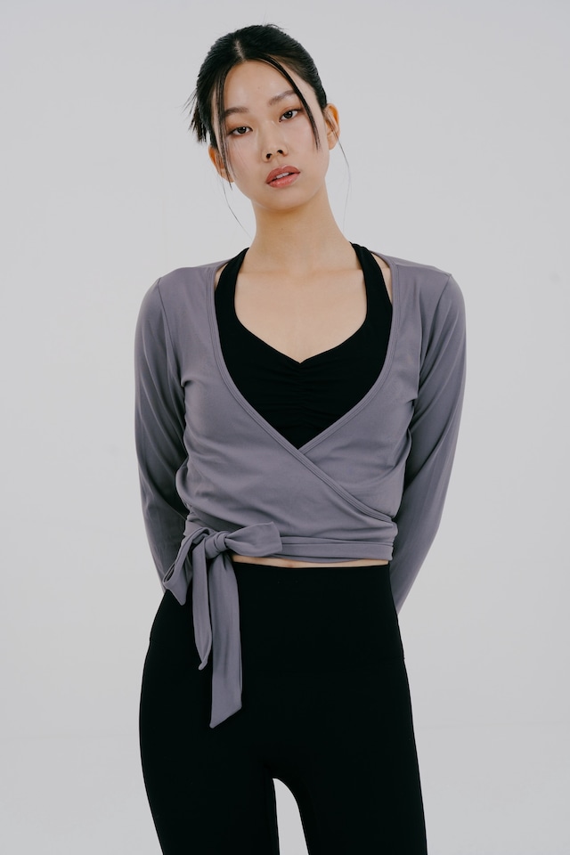 Refined Wrap Top【4 colors】