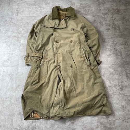 90s vintage Burberry 一枚袖 トレンチコート カーキ