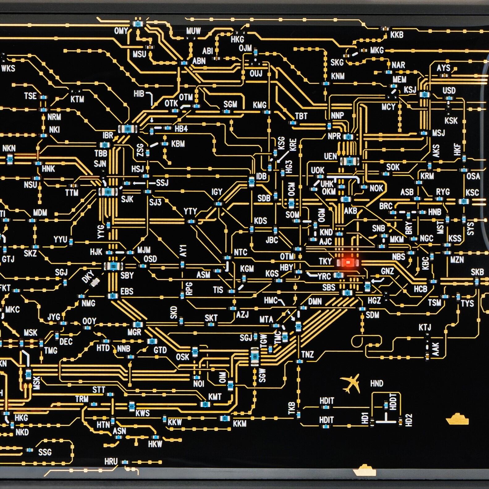 moeco FLASH 東京回路線図 iPhone 16 Pro Max ケース